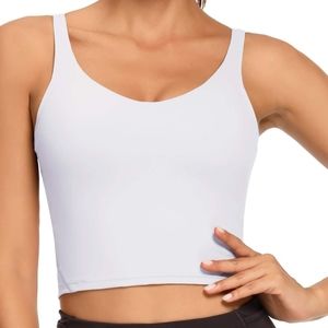 White athletic workout tank/brami